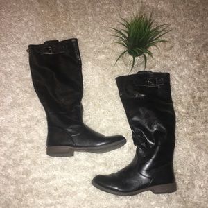 Black Leather Boots